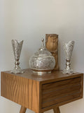 luxuriose Silberne iranische Vasen