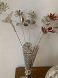 luxuriose Silberne iranische Vase 