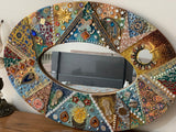 Mirror frame oval
