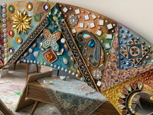 Mirror frame oval